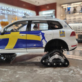 [Kyosho] 1:18 Volkswagen 2010 Touareg Snowareg Sweden モデルカー Die-Cast