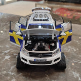 [Kyosho] 1:18 Volkswagen 2010 Touareg Snowareg Sweden モデルカー Die-Cast