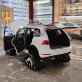 [Kyosho] 1:18 Volkswagen 2010 Touareg Snowareg White Model Car Die-Cast