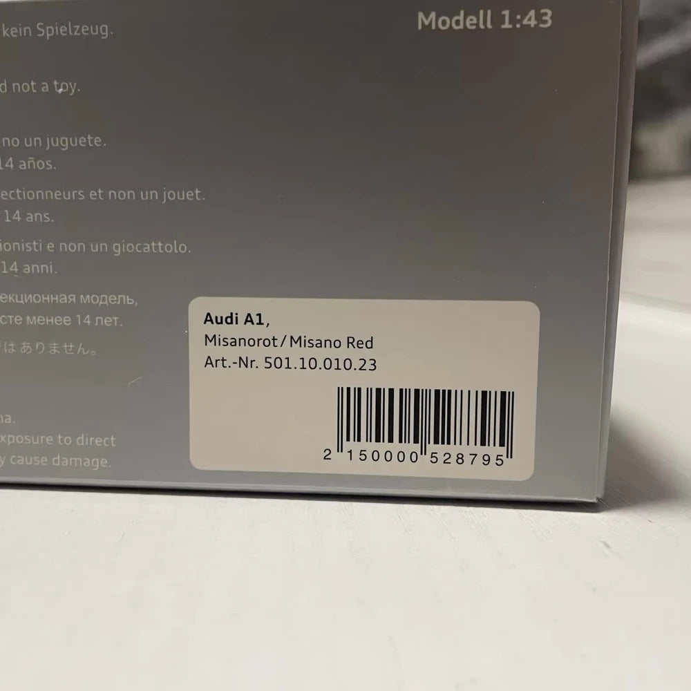 [Kyosho] 1:43 Audi 2010 A1 Red Model Car Die-Cast