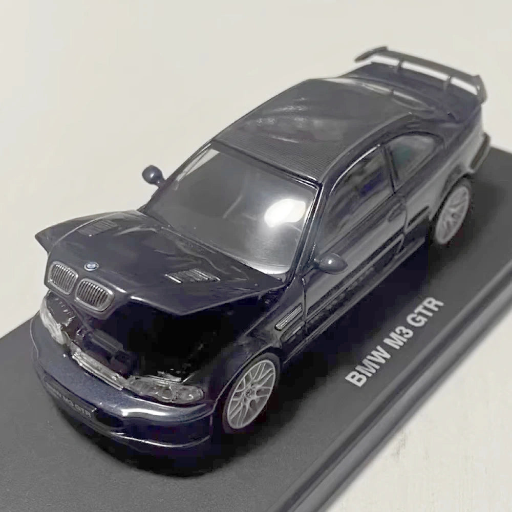 [Kyosho] 1:43 BMW 2001 E46 M3 GTR Coupe Blue Model Car Die-Cast