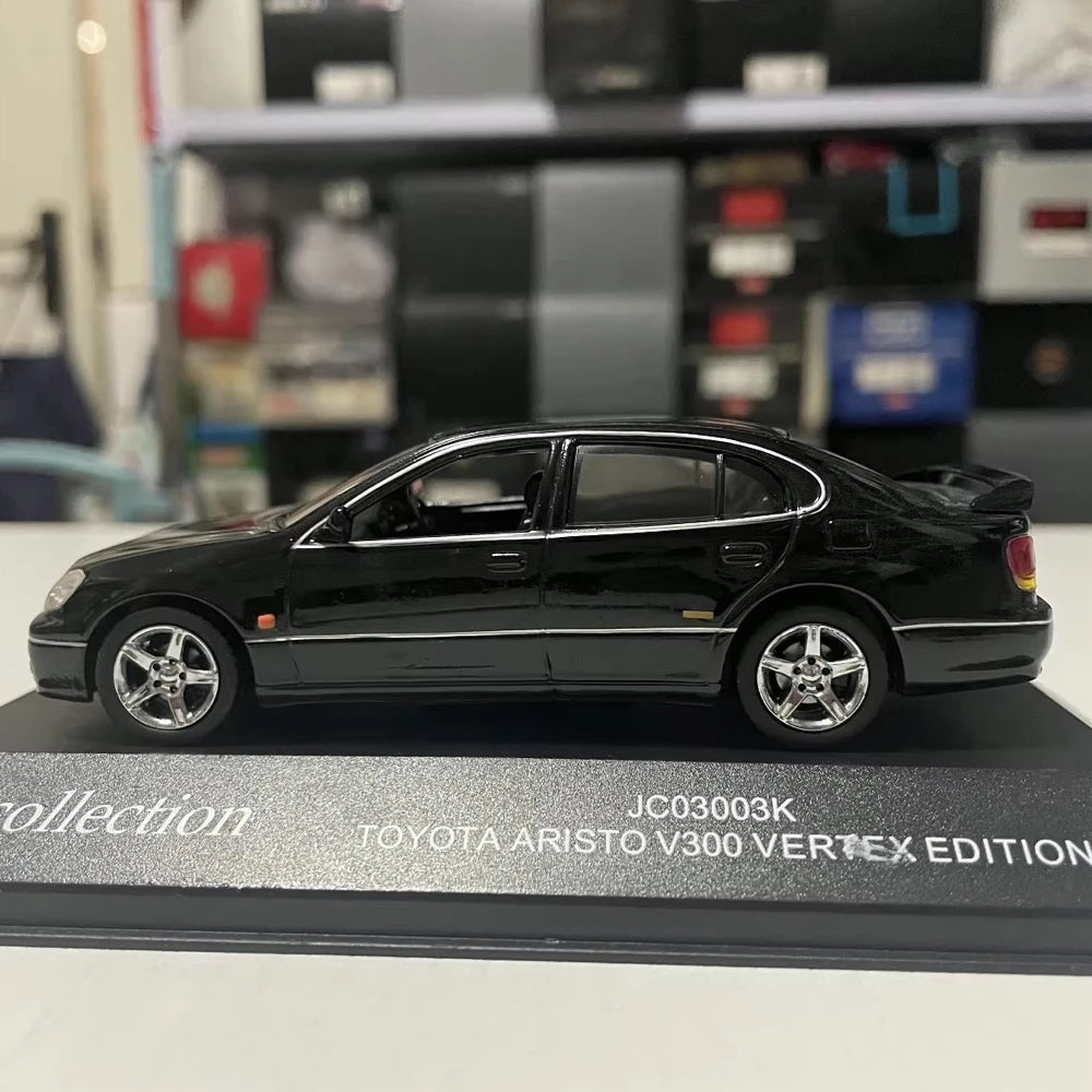 [Kyosho] 1:43 Toyota 1997 Aristo V300 Vertex JZS161 Black Model Car Die-Cast