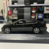 [Kyosho] 1:43 Toyota 1997 Aristo V300 Vertex JZS161 noir voiture miniature Die-Cast