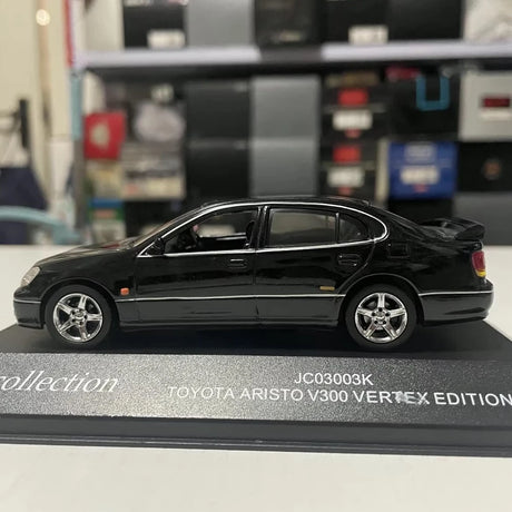 [Kyosho] 1:43 Toyota 1997 Aristo V300 Vertex JZS161 Black Model Car Die-Cast