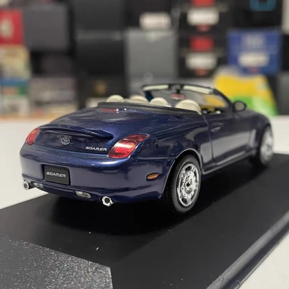 [Kyosho] 1:43 Toyota 2001 Soarer Convertible Z40 Blue Model Car Die-Cast