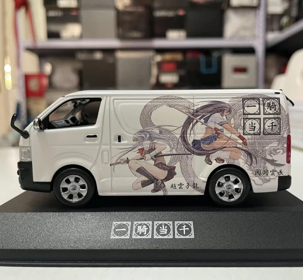 [Kyosho] 1:43 Toyota 2004 Hiace H200 blanc voiture miniature Die-Cast