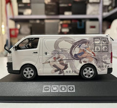 [Kyosho] 1:43 Toyota 2004 Hiace H200 blanc voiture miniature Die-Cast