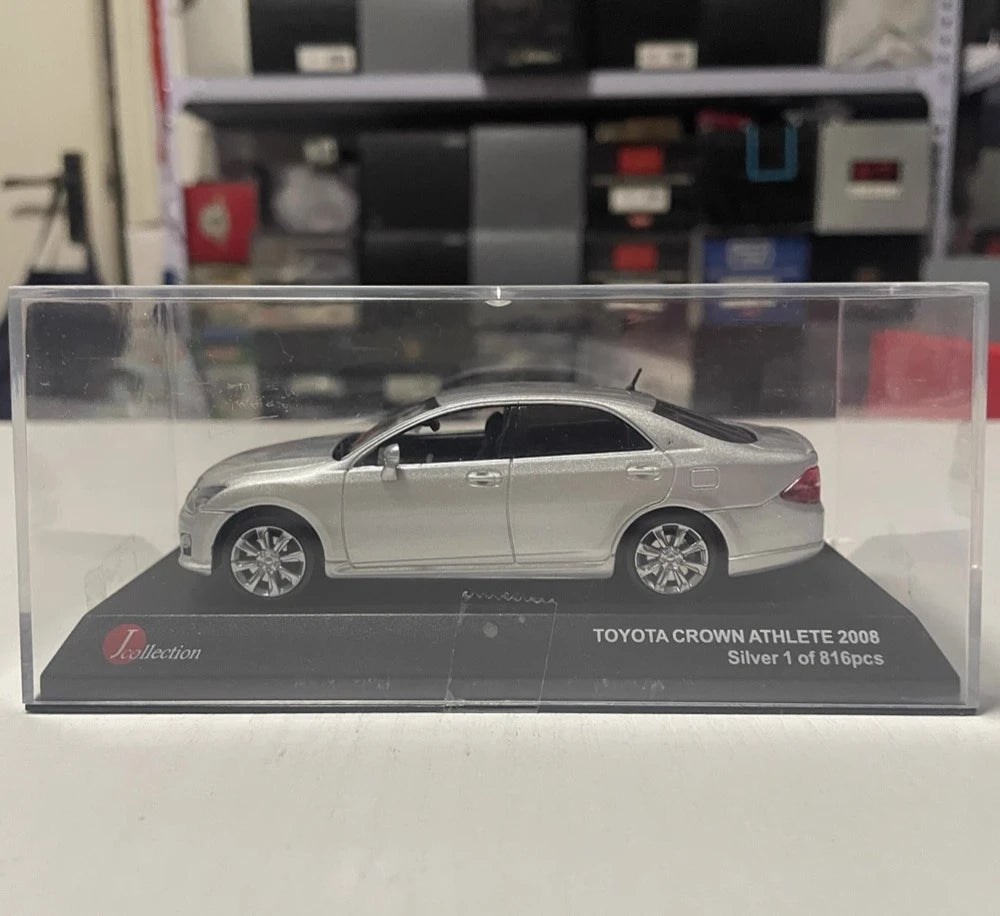 [Kyosho] 1:43 Toyota 2008 Crown Athlete S200 Silver Model Car Die-Cast