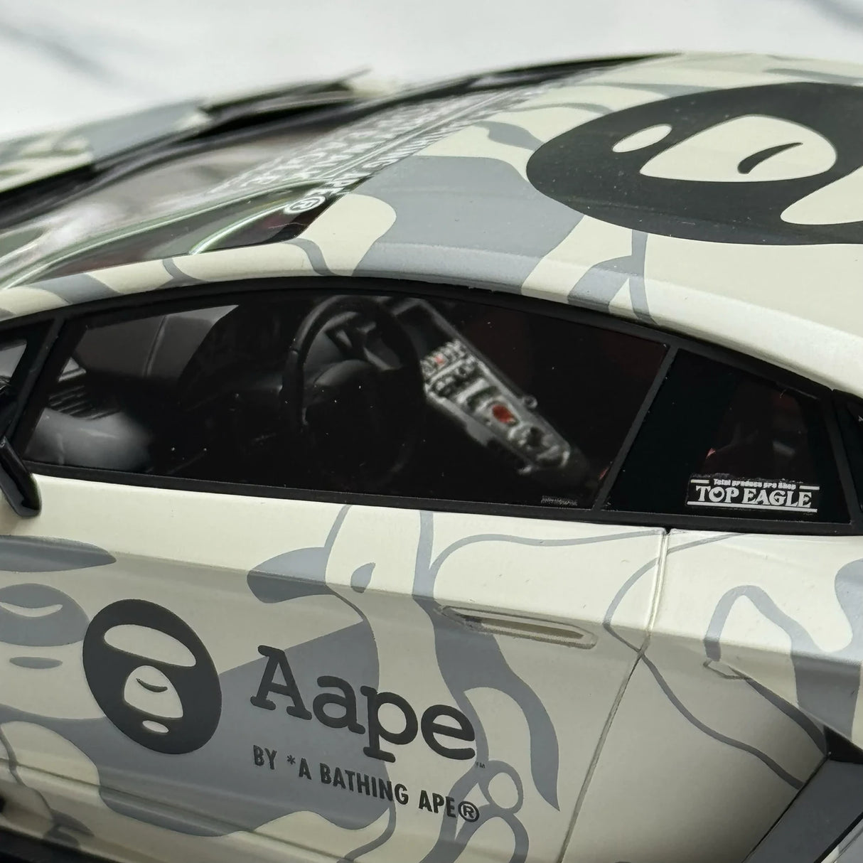 LBWK Lamborghini 2011 Aventador LB-Works AAPE Livery 1:18 – Collectible Resin Model Resin