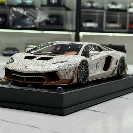 LBWK Lamborghini 2011 Aventador LB-Works Irisoivan LV värityksen 1:18 – keräilyhartsimalli