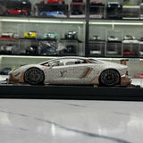 LBWK Lamborghini 2011 Aventador LB-Works Iridescent LV Livery 1:18 – Resina de Modelo de Resina de Coleção