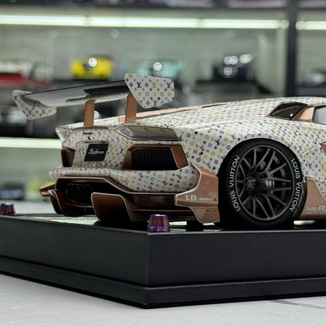 LBWK Lamborghini 2011 Aventador LB-Works Irisoivan LV värityksen 1:18 – keräilyhartsimalli
