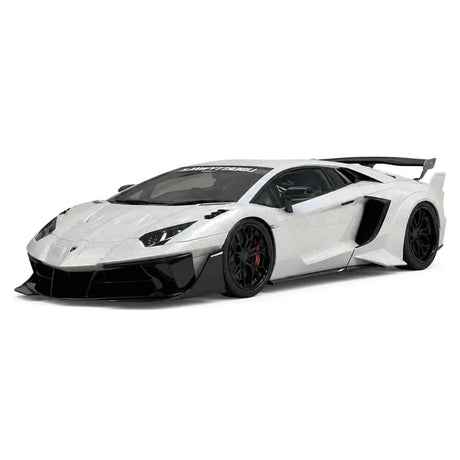 LBWK Lamborghini 2011 Aventador LP700-4 LB-Silhouette Works GT EVO White 1:18 – keräilyhartsimalli