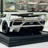 LBWK Lamborghini 2011 Aventador LP700-4 LB-Silhouette Works GT EVO White 1:18 – Resina da collezione per modelli in resina