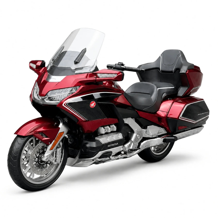 [LCD] 1:12 Honda 2020 Gold Wing Tour GL1800 Red Motorbike Model Die-Cast