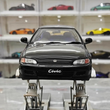[LCD] 1:18 Honda 1991 Civic EG6 SiR Black Model Car Die-Cast