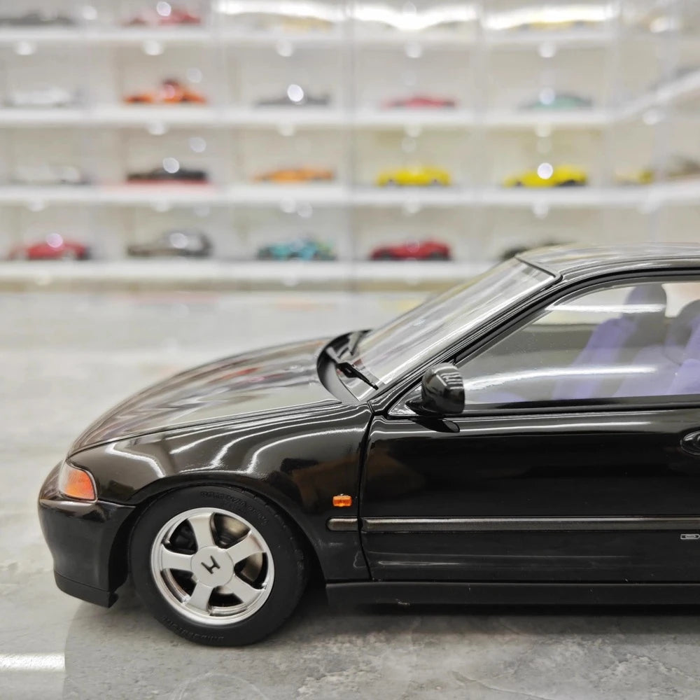 [LCD] 1:18 Honda 1991 Civic EG6 SiR ブラック モデルカー Die-Cast
