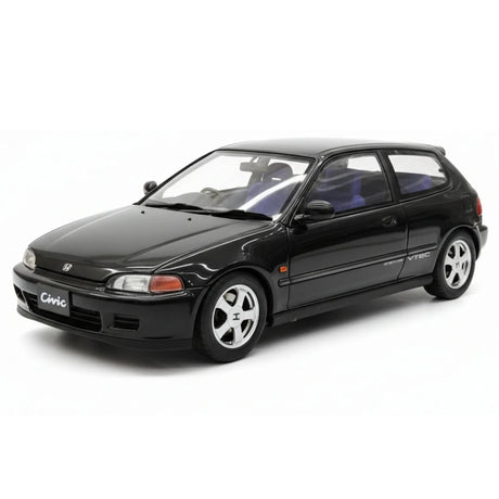 [LCD] 1:18 Honda 1991 Civic EG6 SiR Black Model Car Die-Cast