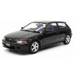 [LCD] 1:18 Honda 1991 Civic EG6 SiR Black Model Car Die-Cast