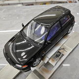 [LCD] 1:18 Honda 1991 Civic EG6 SiR ブラック モデルカー Die-Cast