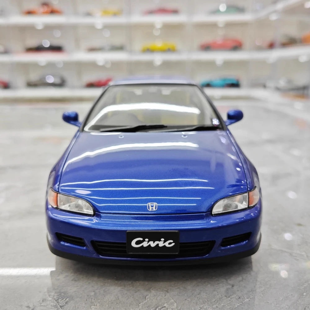 [LCD] 1:18 Honda 1991 Civic EG6 SiR Blue Model Car Die-Cast