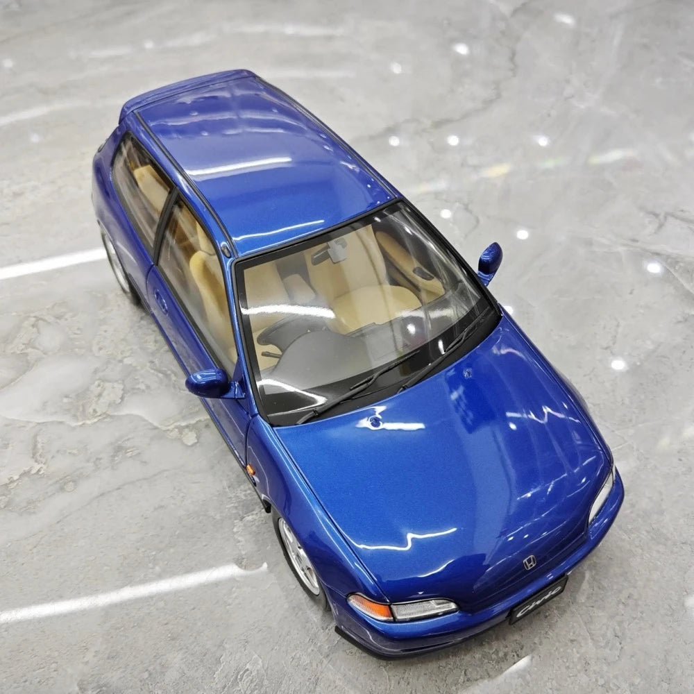[LCD] 1:18 Honda 1991 Civic EG6 SiR bleu voiture miniature Die-Cast