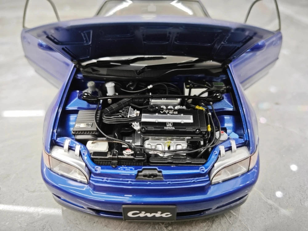 [LCD] 1:18 Honda 1991 Civic EG6 SiR bleu voiture miniature Die-Cast