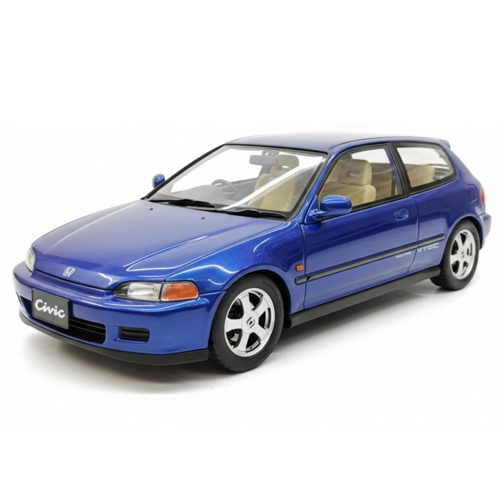 [LCD] 1:18 Honda 1991 Civic EG6 SiR bleu voiture miniature Die-Cast