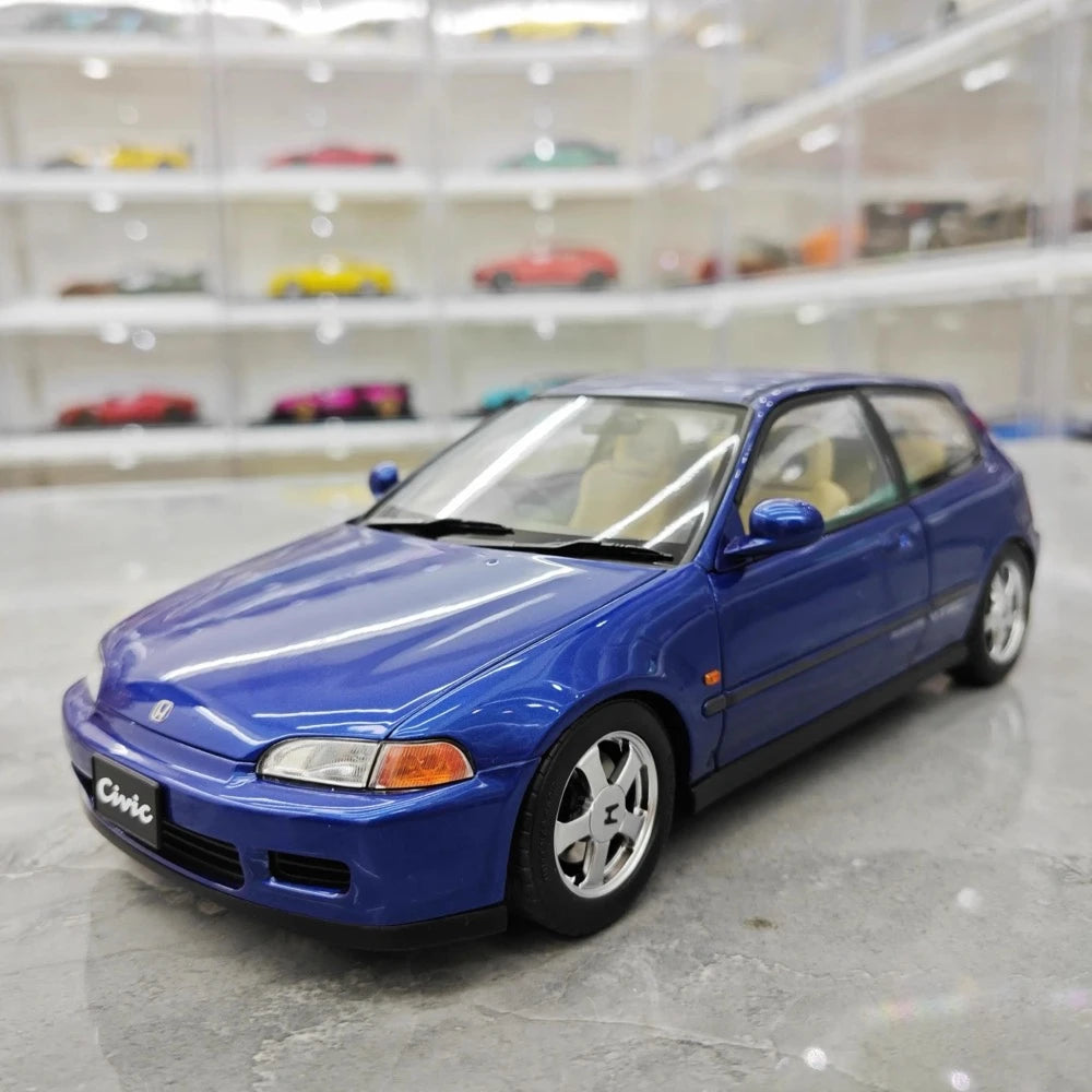 [LCD] 1:18 Honda 1991 Civic EG6 SiR bleu voiture miniature Die-Cast