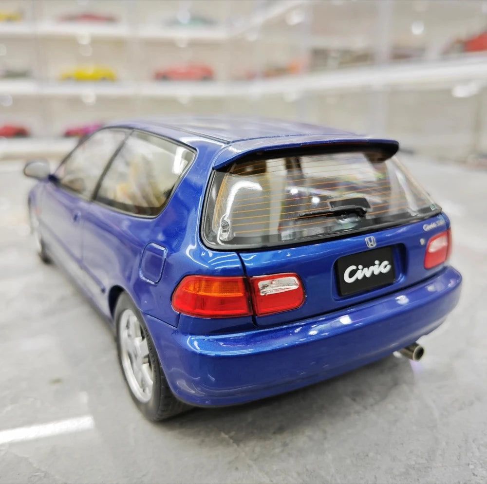 [LCD] 1:18 Honda 1991 Civic EG6 SiR bleu voiture miniature Die-Cast