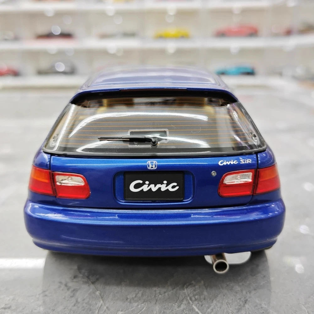 [LCD] 1:18 Honda 1991 Civic EG6 SiR bleu voiture miniature Die-Cast