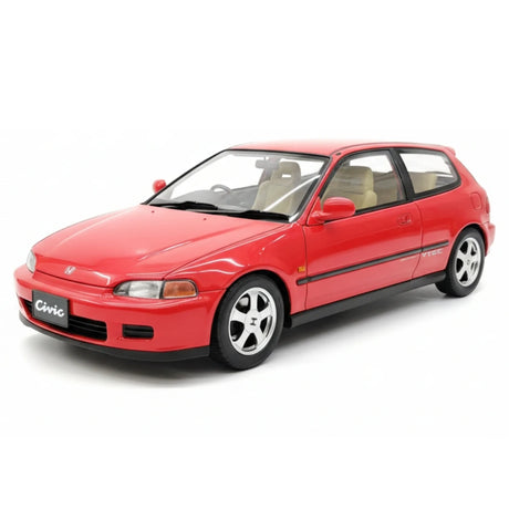 [LCD] 1:18 Honda 1991 Civic EG6 SiR Red Model Car Die-Cast