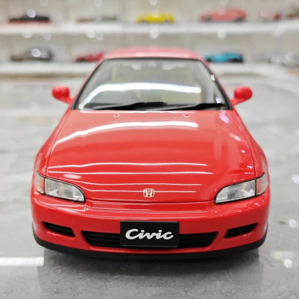 [LCD] 1:18 Honda 1991 Civic EG6 SiR Red Model Car Die-Cast