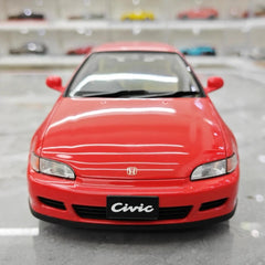 [LCD] 1:18 Honda 1991 Civic EG6 SiR Red Model Car Die-Cast
