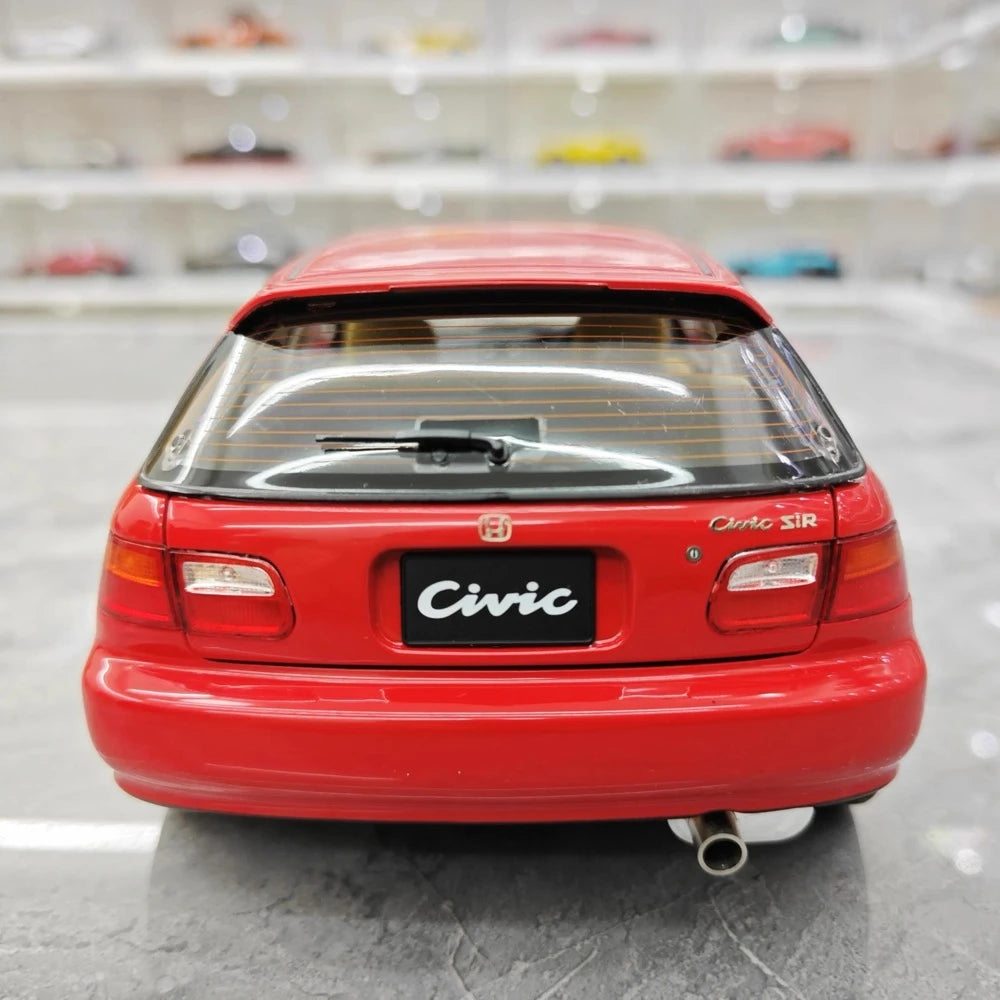 [LCD] 1:18 Honda 1991 Civic EG6 SiR レッド モデルカー Die-Cast