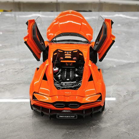 [LCD] 1:18 Lamborghini 2024 Revuelto Orange Model Car Die-Cast