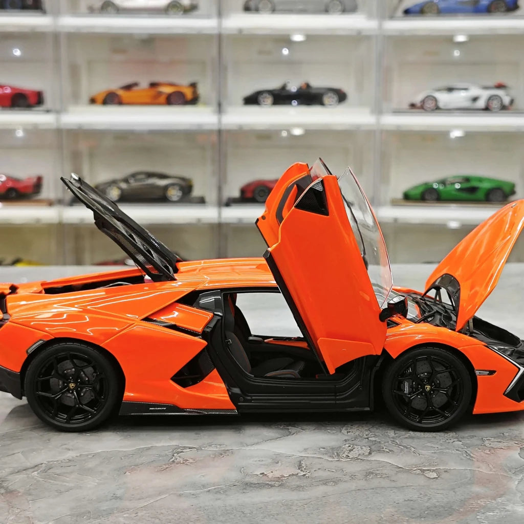 [LCD] 1:18 Lamborghini 2024 Revuelto Orange Model Car Die-Cast