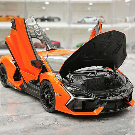 [LCD] 1:18 Lamborghini 2024 Revuelto Orange Model Car Die-Cast