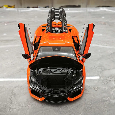 [LCD] 1:18 Lamborghini 2024 Revuelto Orange Model Car Die-Cast