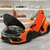 [LCD] 1:18 Lamborghini 2024 Revuelto Orange Model Car Die-Cast