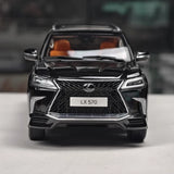 [LCD] 1:18 Lexus 2018 LX 570 zwart modelauto Die-Cast