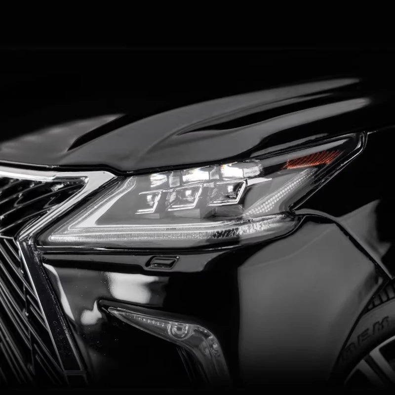 [LCD] 1:18 Lexus 2018 LX 570 zwart modelauto Die-Cast