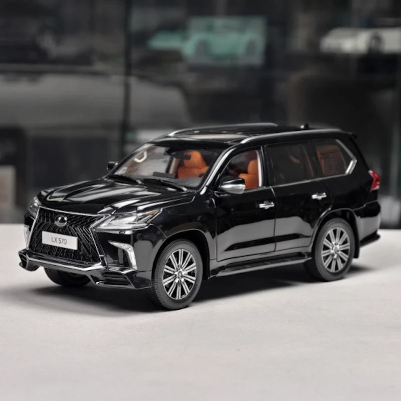 [LCD] 1:18 Lexus 2018 LX 570 Black Model Car Die-Cast