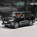 [LCD] 1:18 Lexus 2018 LX 570 zwart modelauto Die-Cast