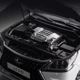 [LCD] 1:18 Lexus 2018 LX 570 zwart modelauto Die-Cast