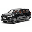 [LCD] 1:18 Lexus 2018 LX 570 zwart modelauto Die-Cast