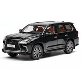 [LCD] 1:18 Lexus 2018 LX 570 zwart modelauto Die-Cast