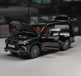 [LCD] 1:18 Lexus 2018 LX 570 zwart modelauto Die-Cast