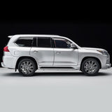 [LCD] 1:18 Lexus 2018 LX 570 Silver Model Car Die-Cast