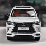 [LCD] 1:18 Lexus 2018 LX 570 White Model Car Die-Cast